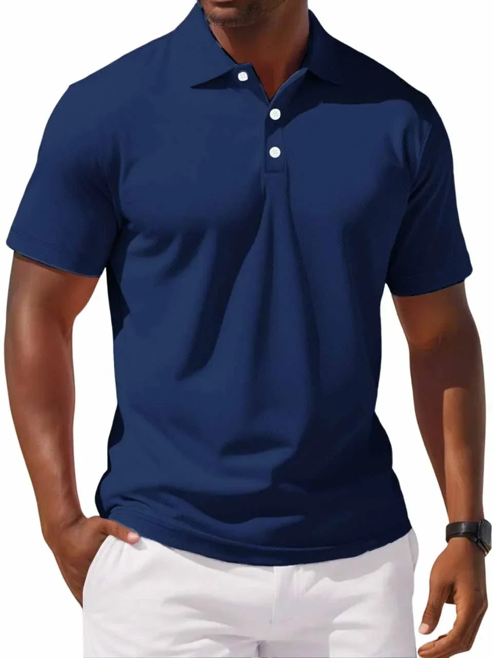 Men's Cotton Polo Shirt Classic Fit-5