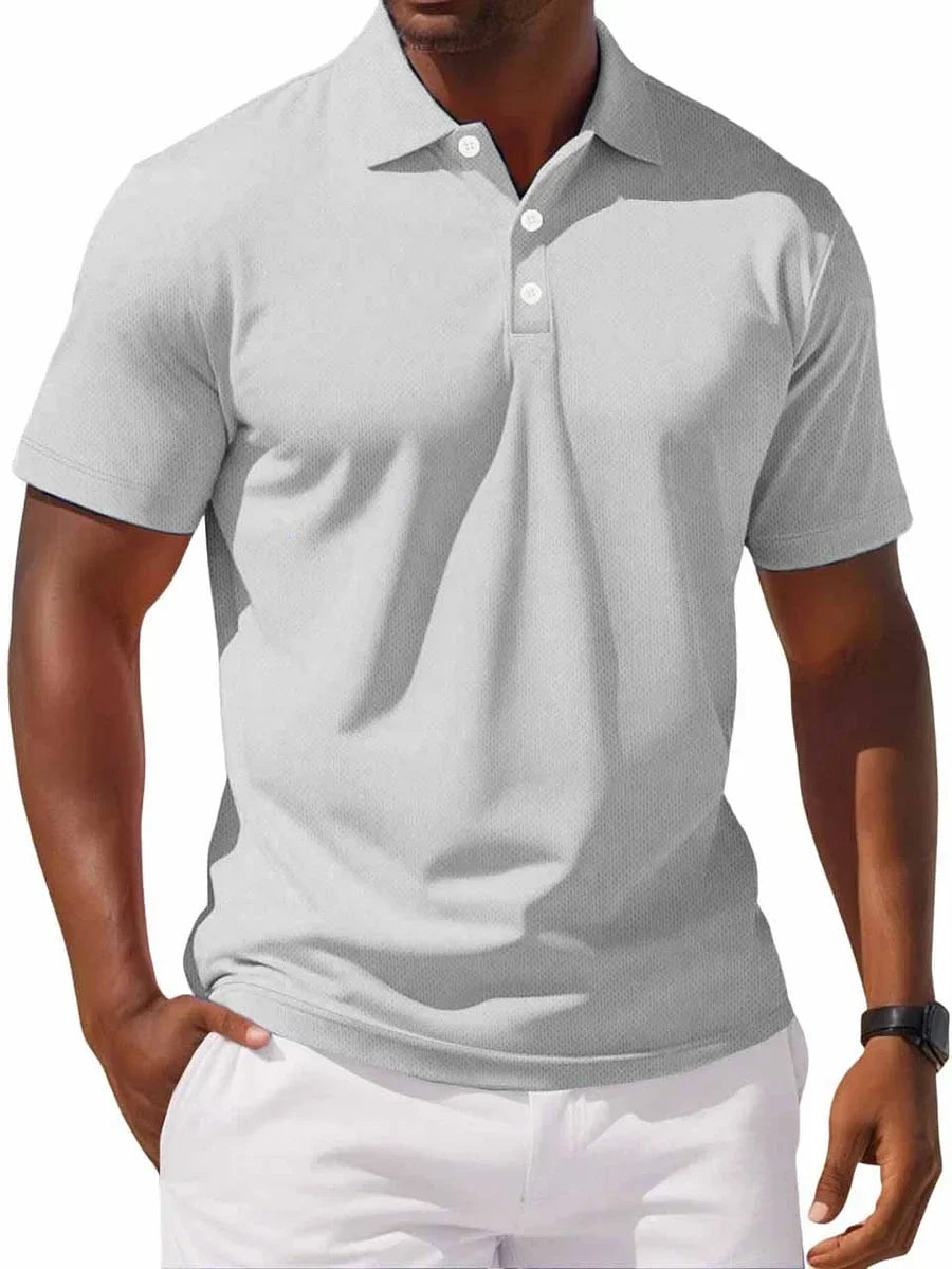 Men's Cotton Polo Shirt Classic Fit-2