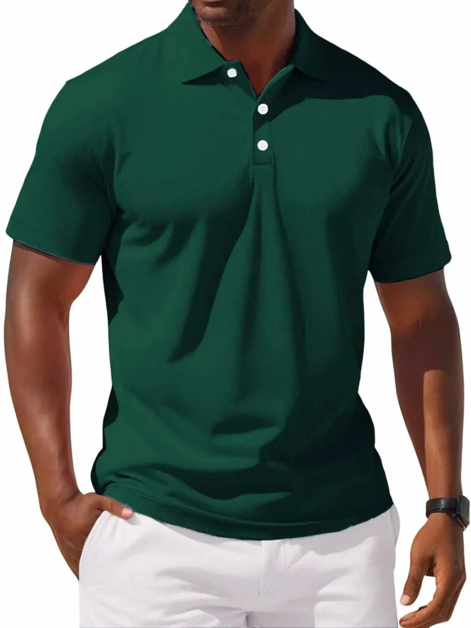 Variant image for Men's Cotton Polo Shirt Classic Fit-31