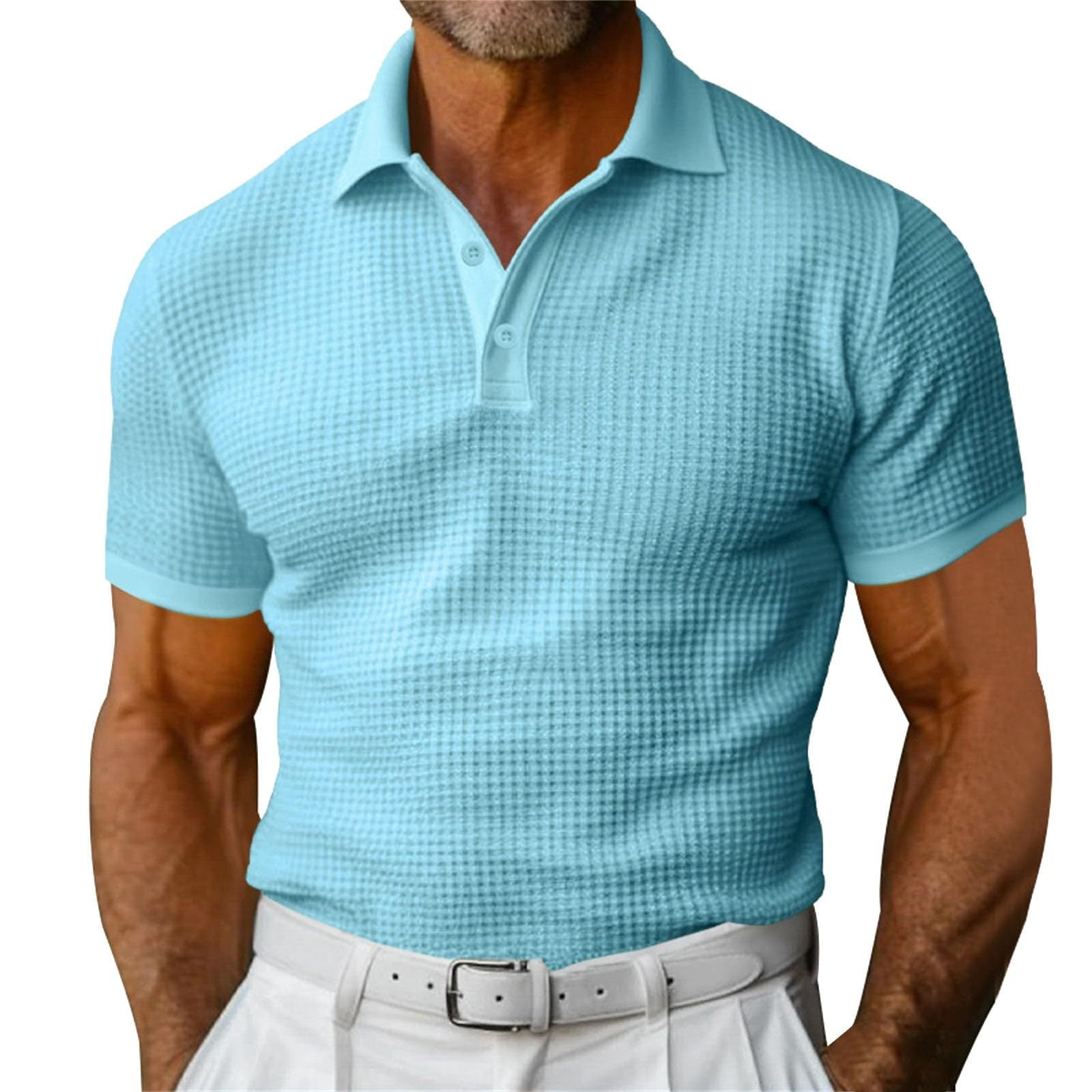 Variant image for Men's Cotton Slim Fit Polo Shirt-1
