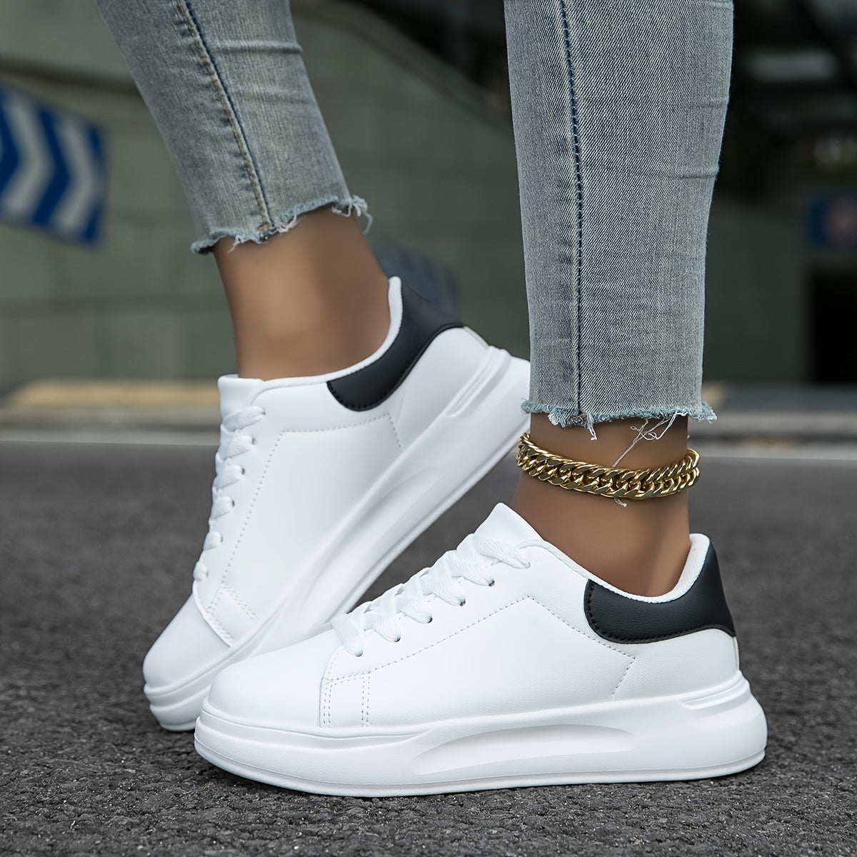 Women's Leather Sneakers Casual-6