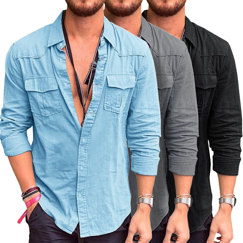 Men's Tailored Cargo Shirt for Sophisticated Style 6