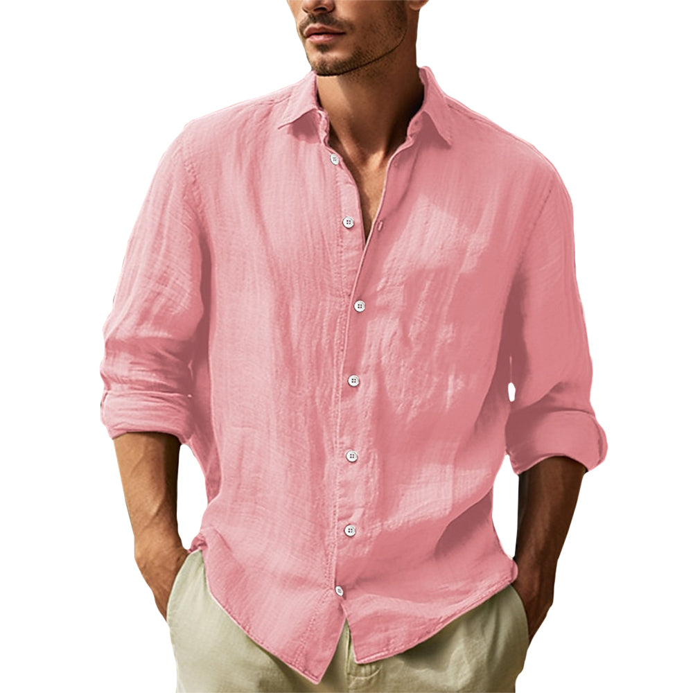 Men's Linen Relaxed Fit Shirt 4