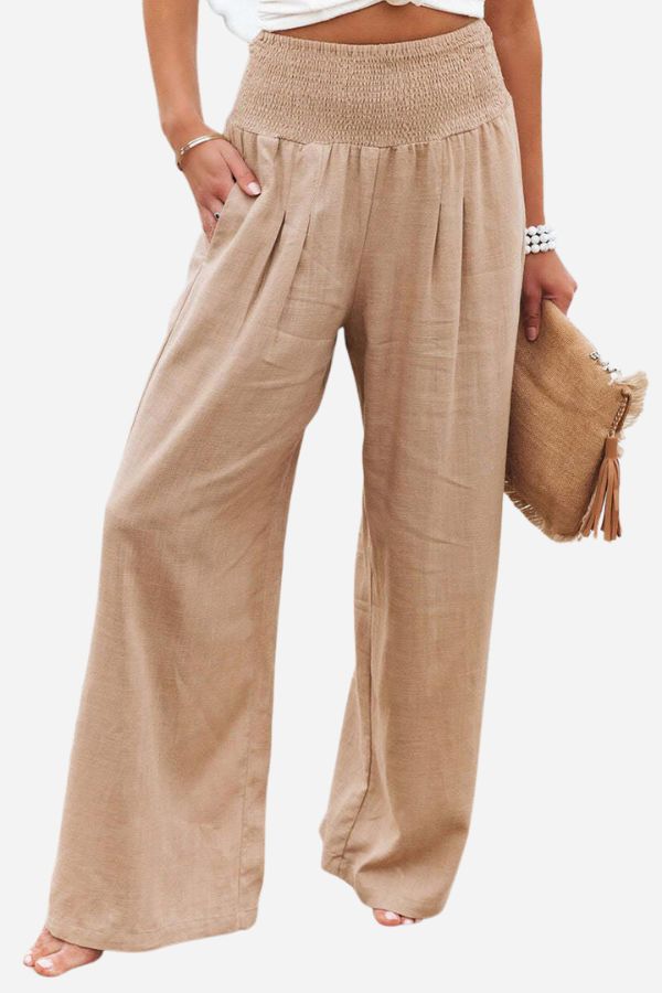 Variant image for Women's Cotton Wide Leg Trousers-8