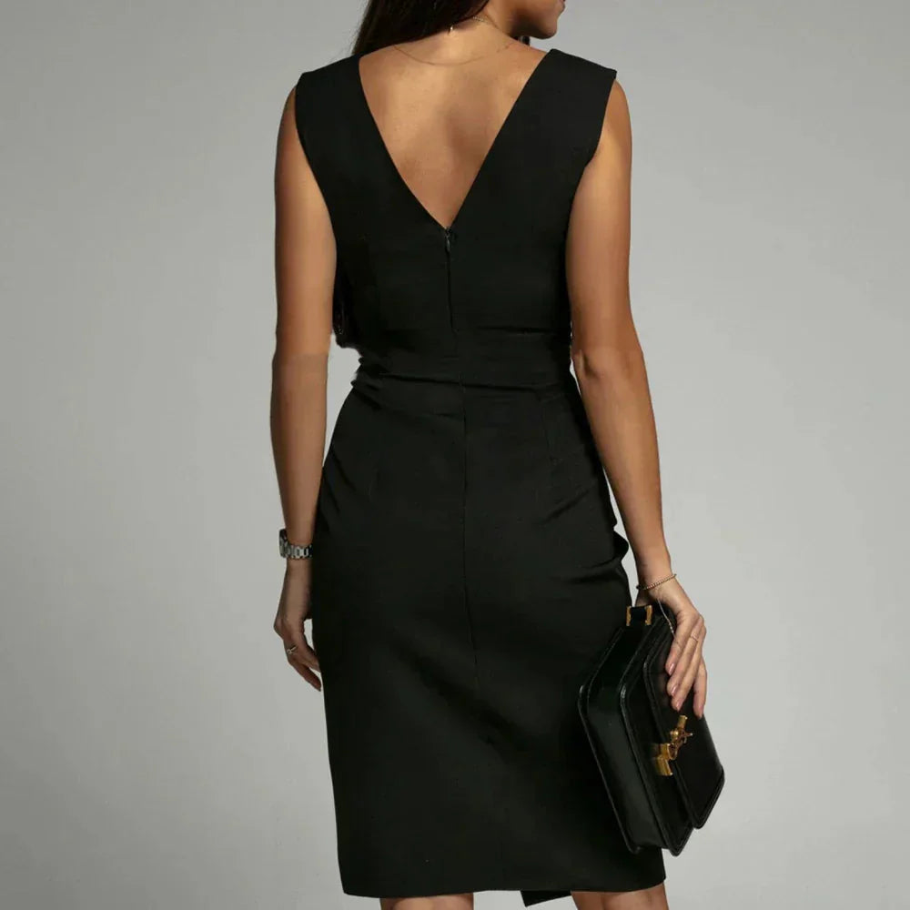 Women's Chic High Split Dress for Elegant Occasions 2