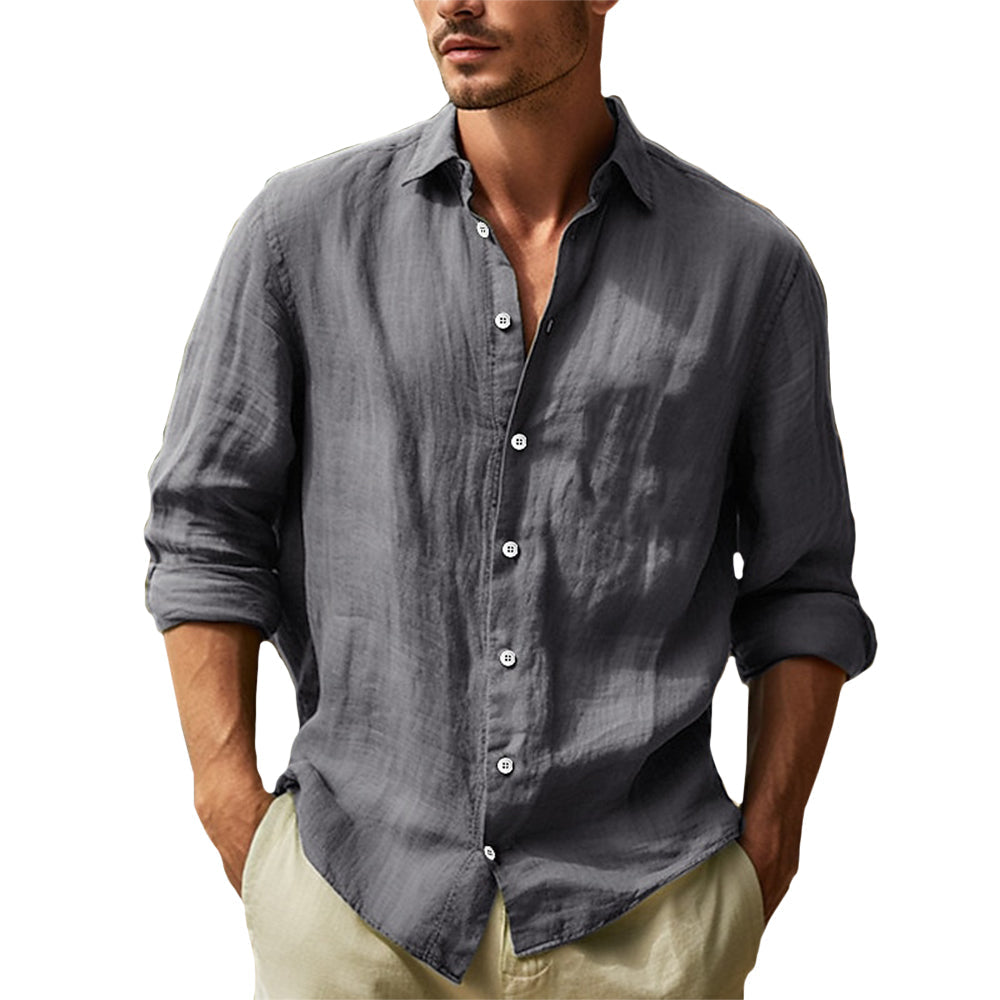 Men's Linen Relaxed Fit Shirt 6