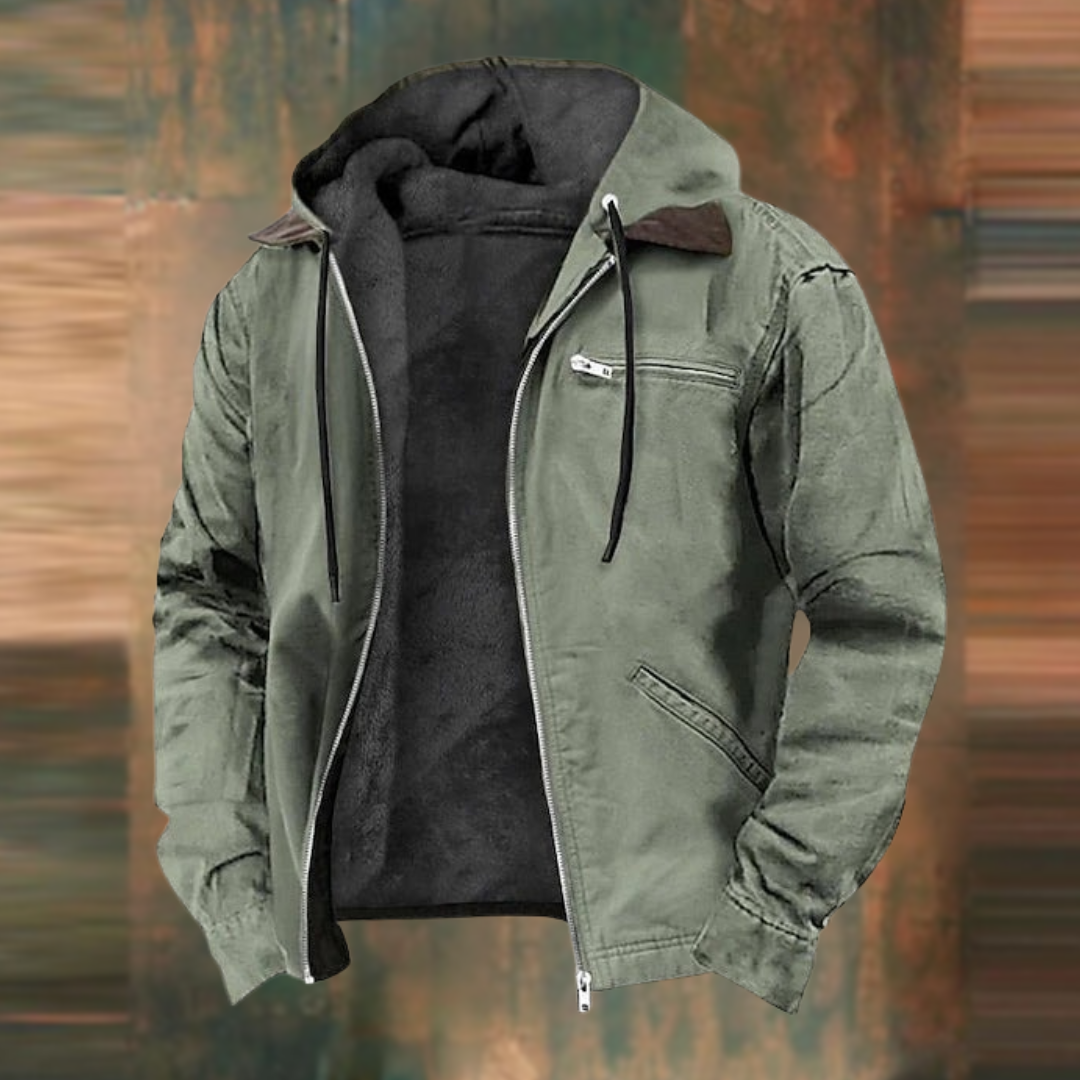 Variant image for Men's Cotton Hooded Jacket-7
