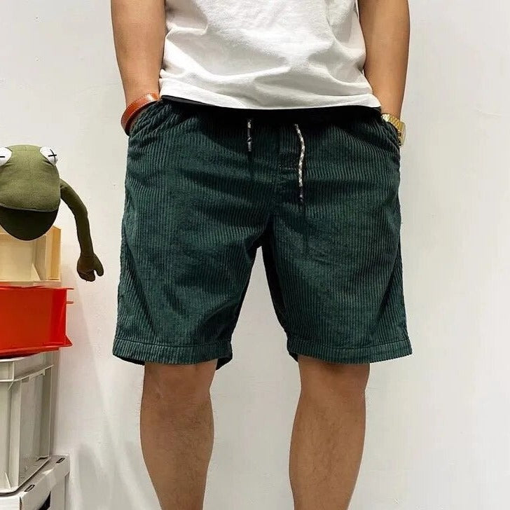Men's Corduroy Shorts for Casual Summer Outings 2