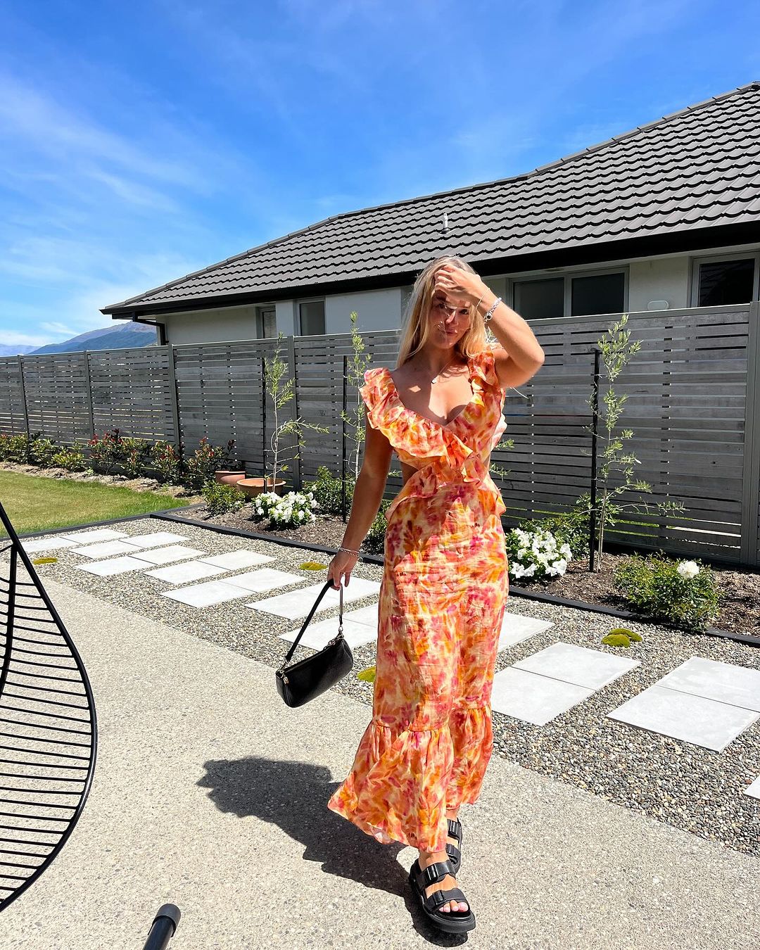 Women's Cotton Maxi Dress Summer Style-5