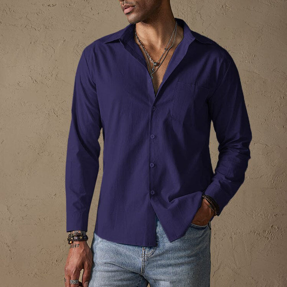 Men's Linen Casual Shirt for Comfortable Everyday Wear 5