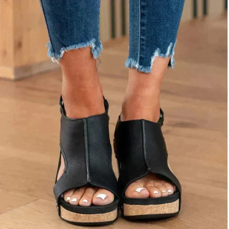 Women's Leather Comfort Shoe-6