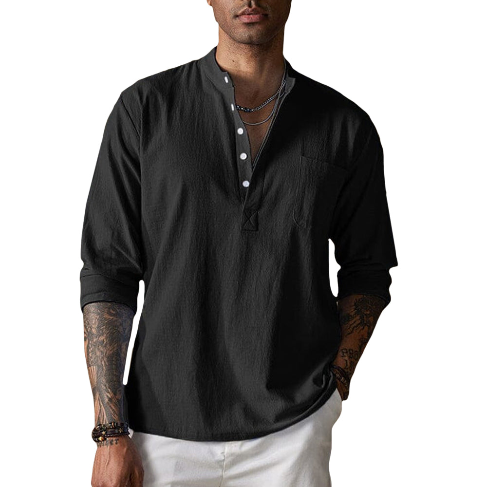 Variant image for Men's Lightweight Casual Shirt for Spring and Summer Wear-26