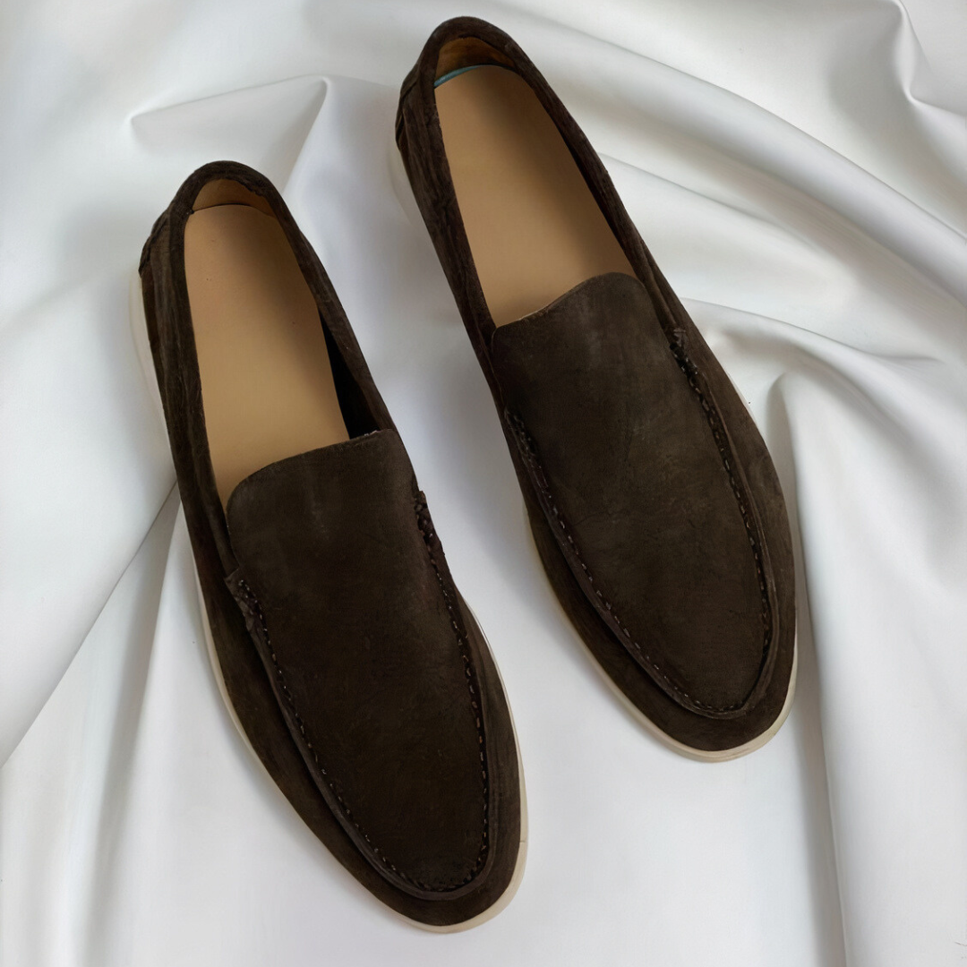 Variant image for Men's Lightweight Brown Loafers Shoes-27