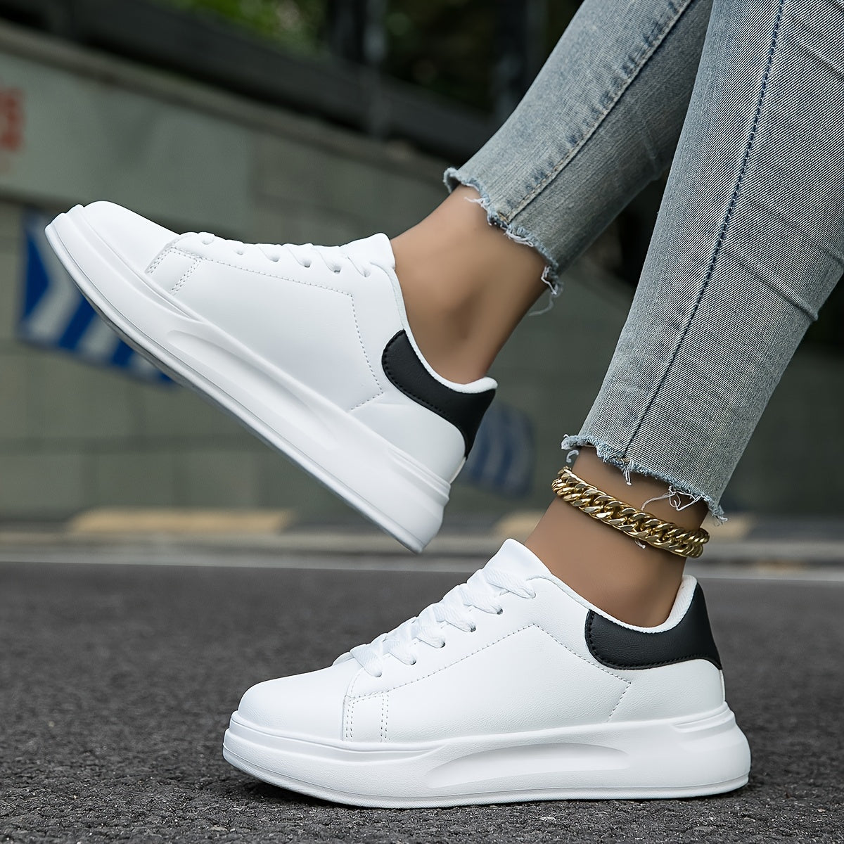 Women's Leather Sneakers Casual-2