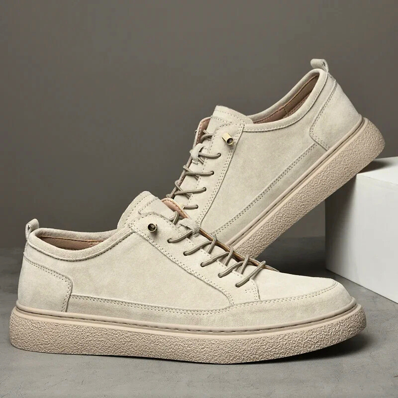 Men's Synthetic Leather Casual Trainers-5