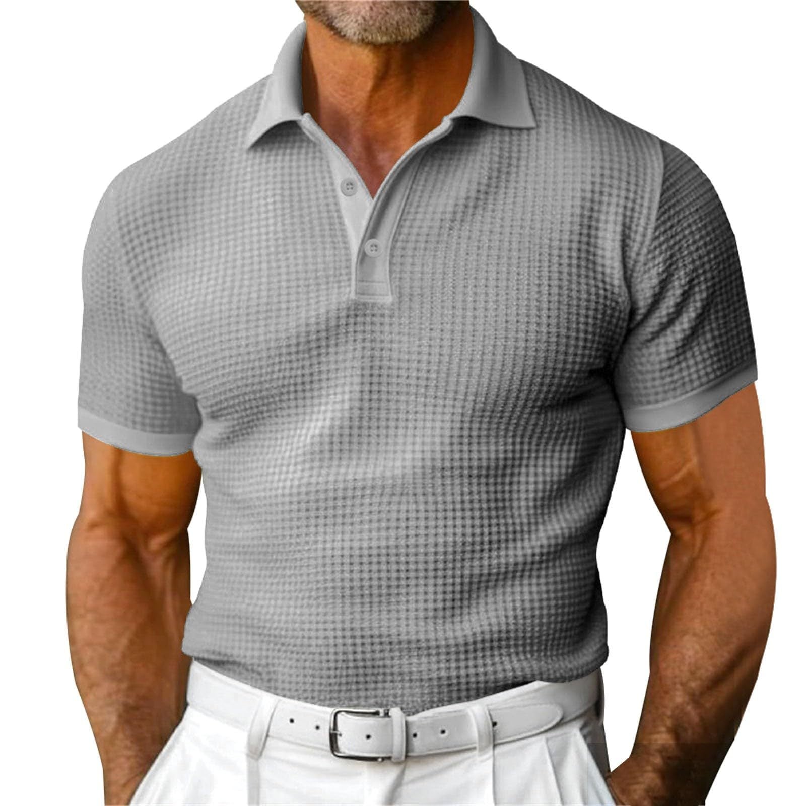 Variant image for Men's Cotton Slim Fit Polo Shirt-10
