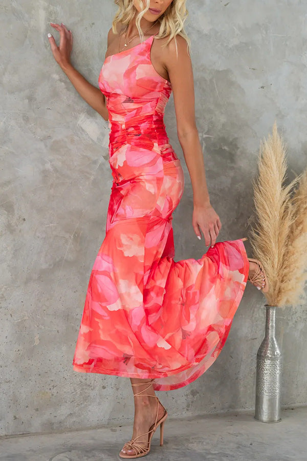 Variant image for Women's Mesh Overlay Maxi Dress-13