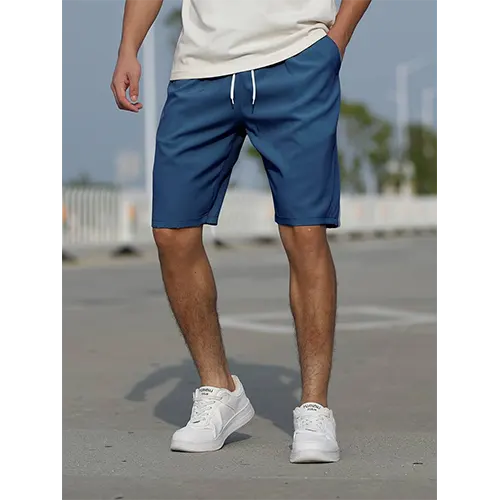 Men's Cotton High Waist Summer Shorts-6