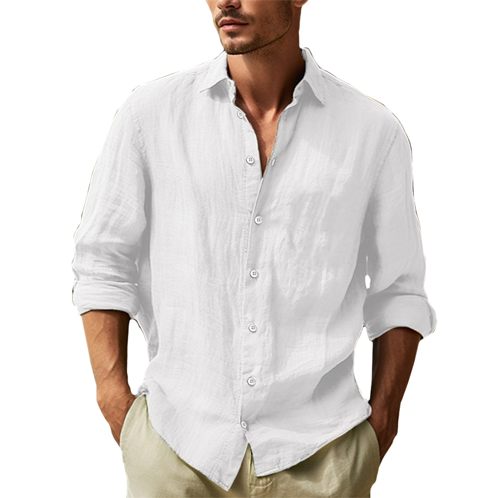 Men's Linen Relaxed Fit Shirt 1