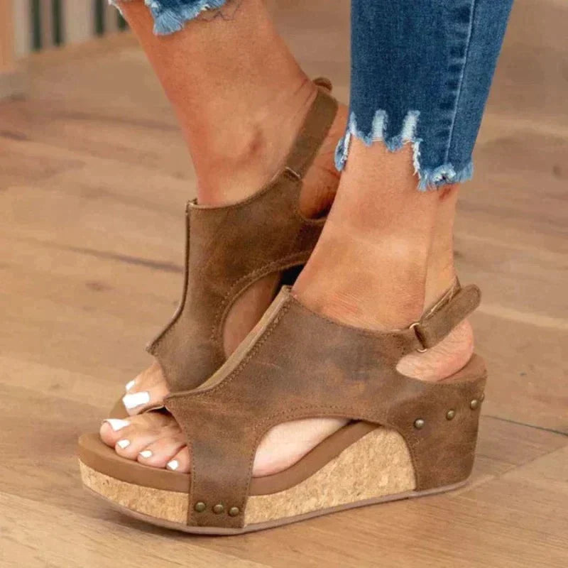 Women's Leather Comfort Shoe-4