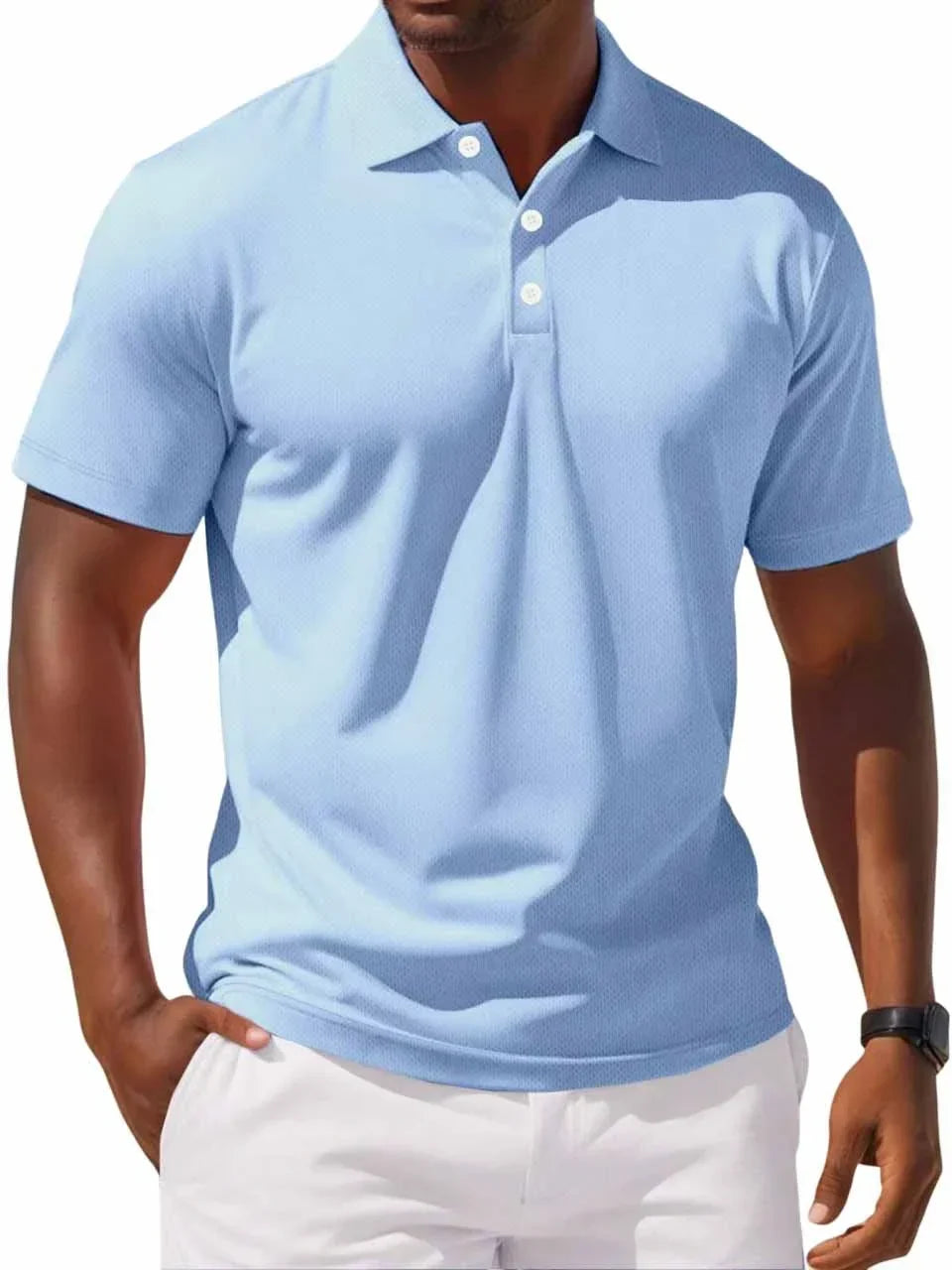 Variant image for Men's Cotton Polo Shirt Classic Fit-1