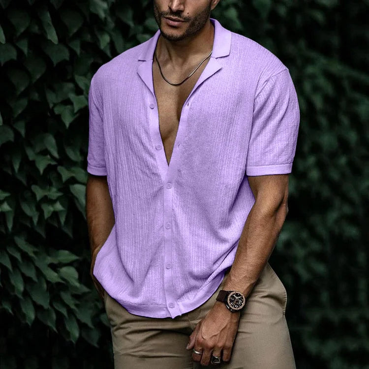 Men's Linen Shirt Summer Style-4