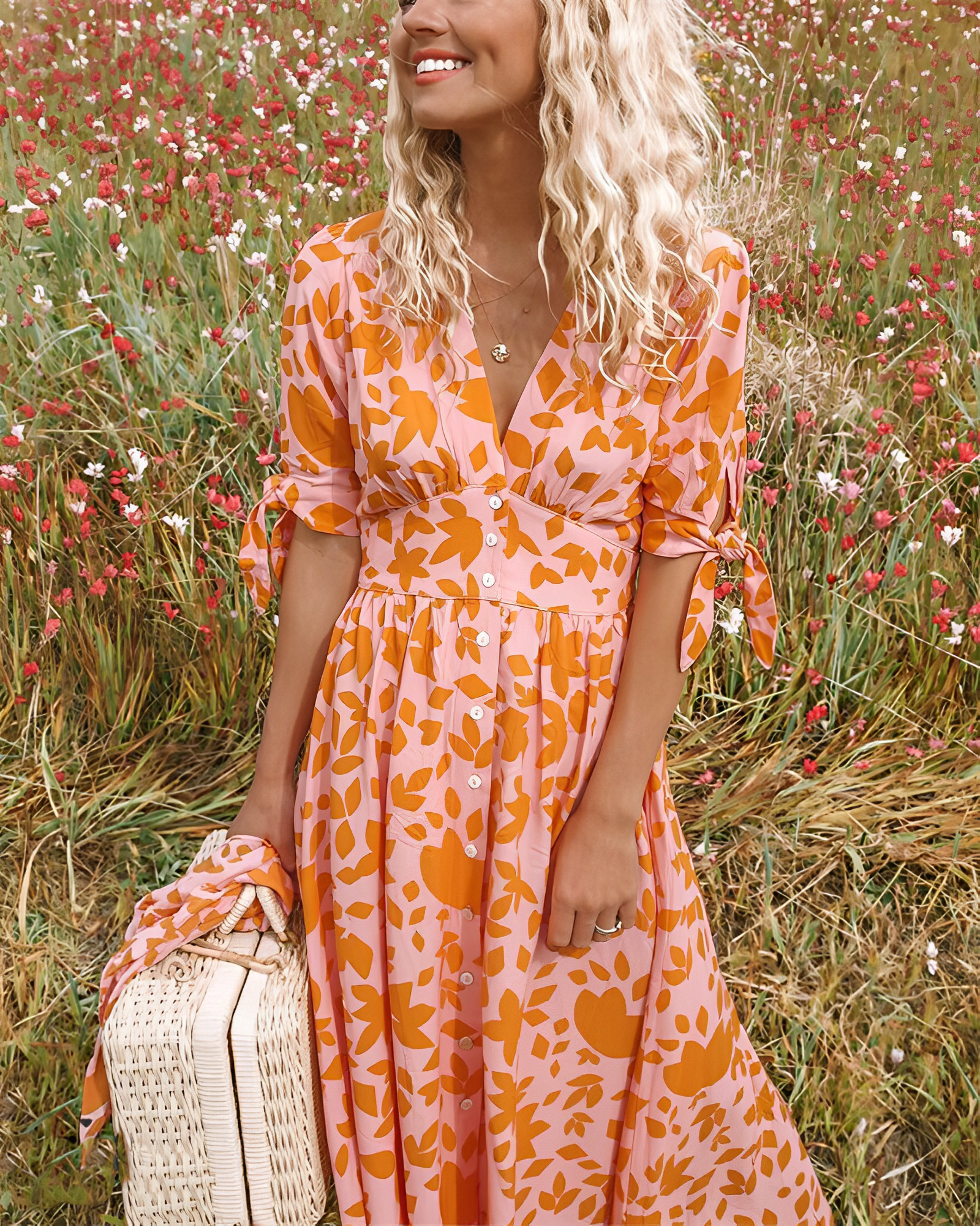 Women's Cotton Maxi Dress-1
