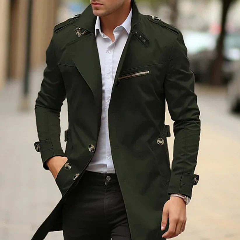 Variant image for Men's Cotton Trench Coat-17