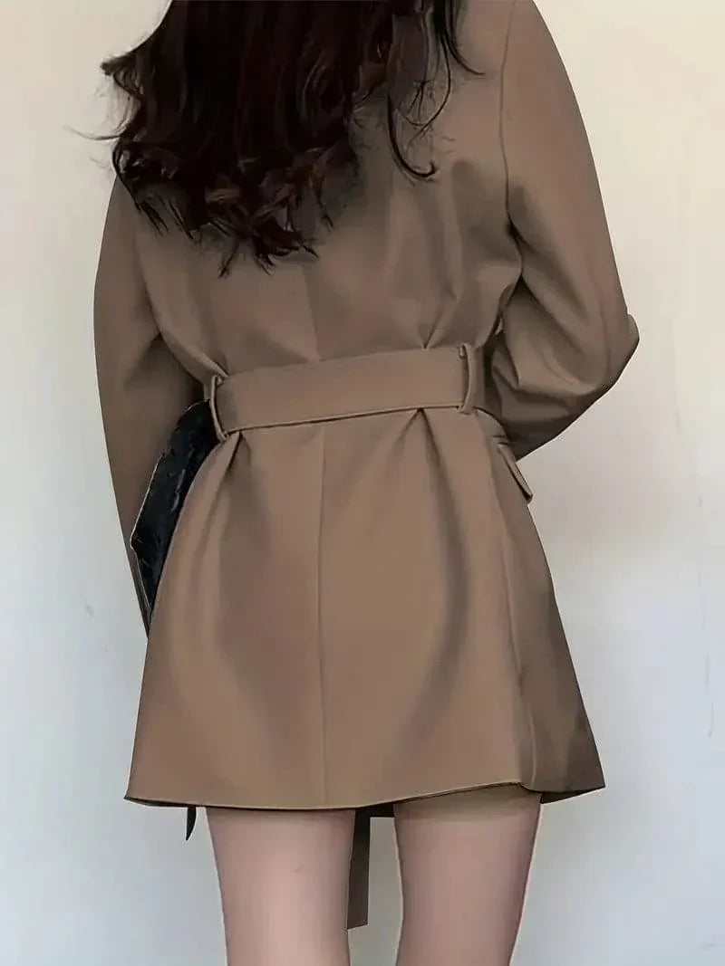 Blazer Coat – Polyester Blend Structured Shape & Neat Look