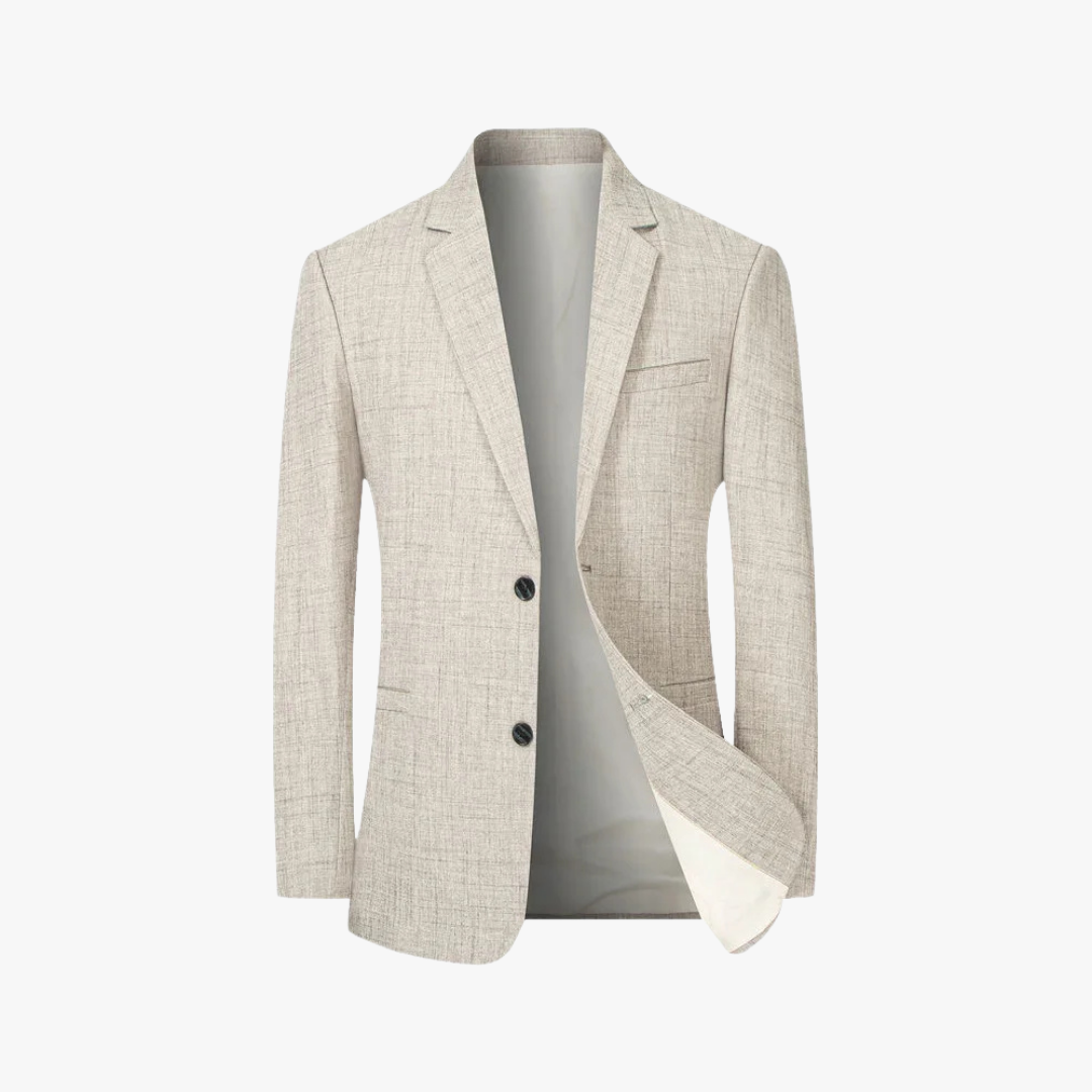 Blazer Jacket - Breathable Blend & Sleek Shape For Motion
