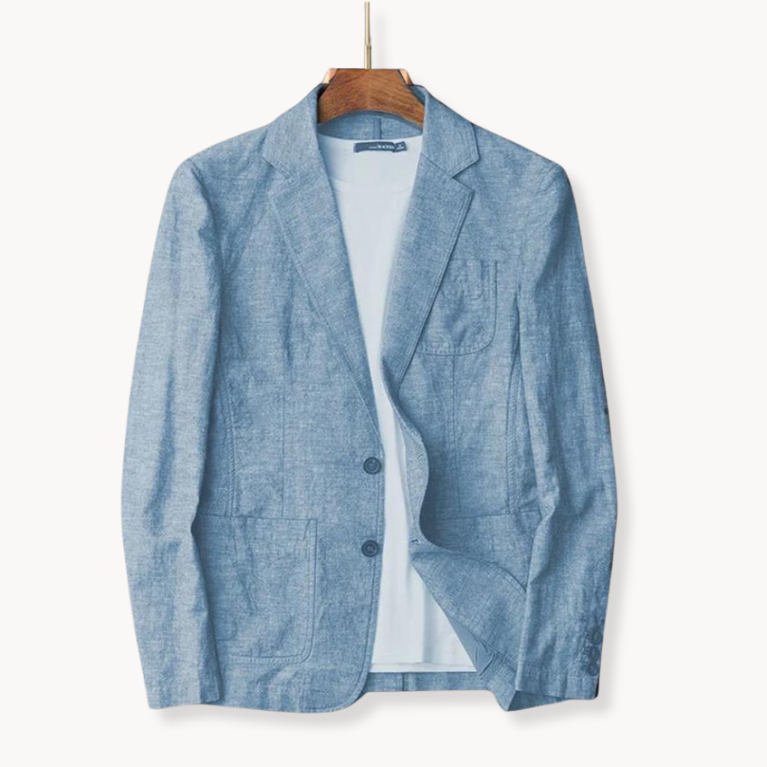 Blazer Jacket – Lightweight Blend Tailored Cut & Breathable