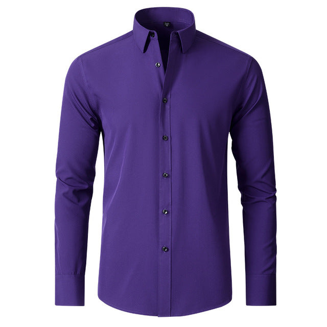 Blouse - Polyester Blend Elastic Panels & Flexible Shape