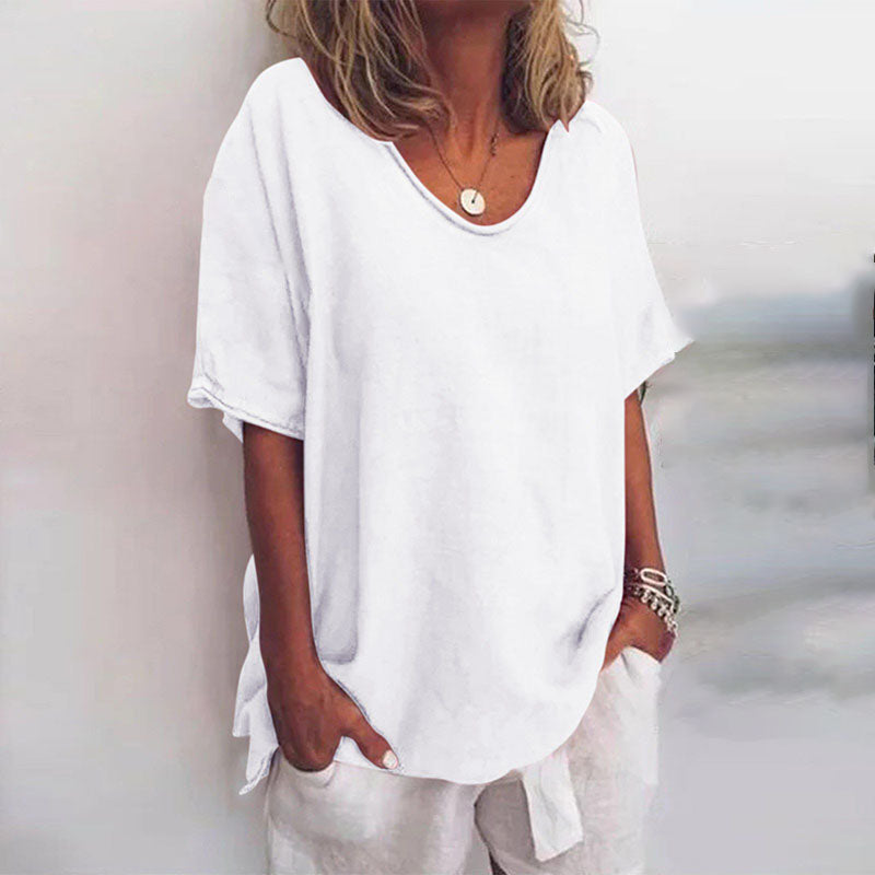 Blouse - Soft Blend Loose Drape And Easy Movement Fit