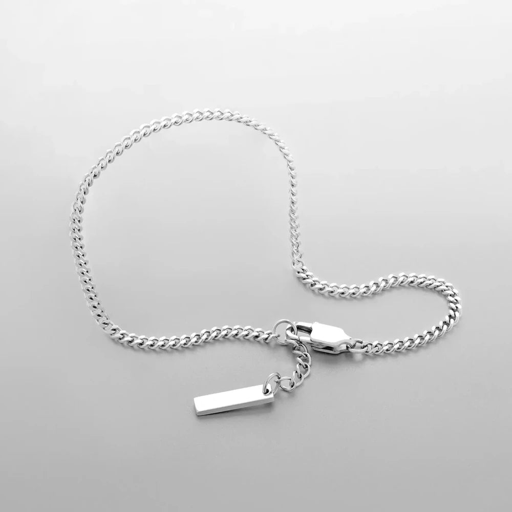 Bracelet - Smooth Metal Blend Band And Close Fit Lightweight