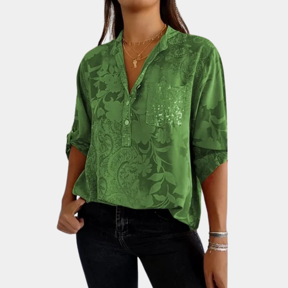 Variant image for Women's Lightweight Long Sleeve Blouse-22