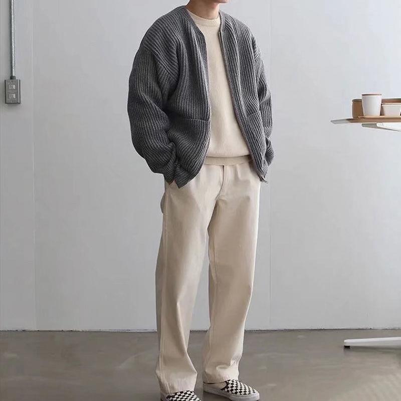 Cardigan - Knit Blend Open Front And Breathable Warmth
