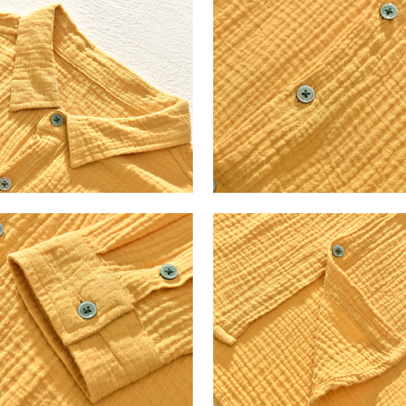 Casual Shirt - Relaxed Fit & Breathable Lightweight Blend