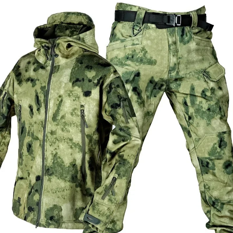 Coat And Pants Set - Insulated Long Coat & Full Coverage