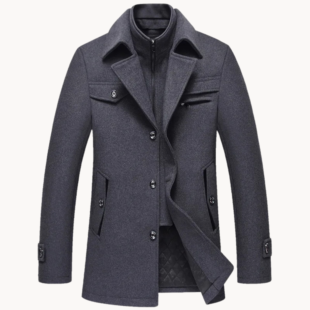 Coat - Military Structured Shape & Layering Support