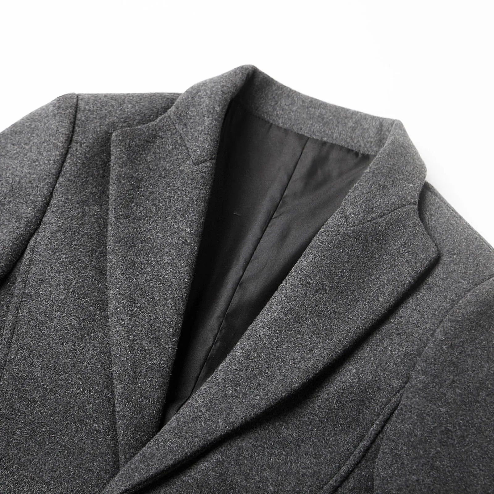 Coat- Warm Blend Wind Resistant Outer And Insulating Lining