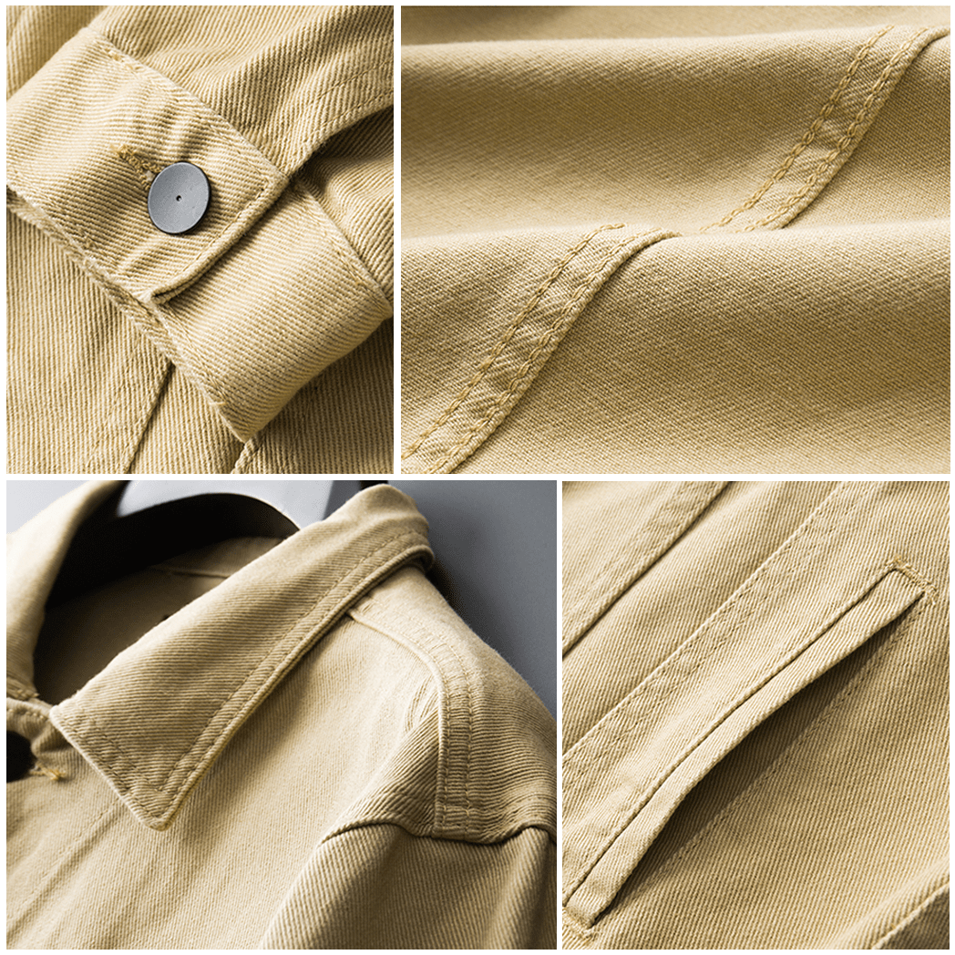 Denim Jacket - Structured Front & Allows Free Movement