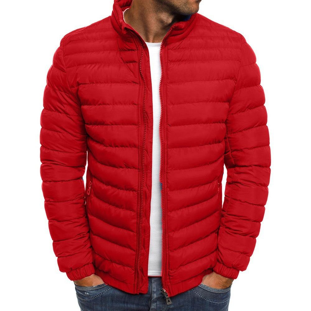 Down Blend Puffer Jacket - Quilted Body And Heat Trap