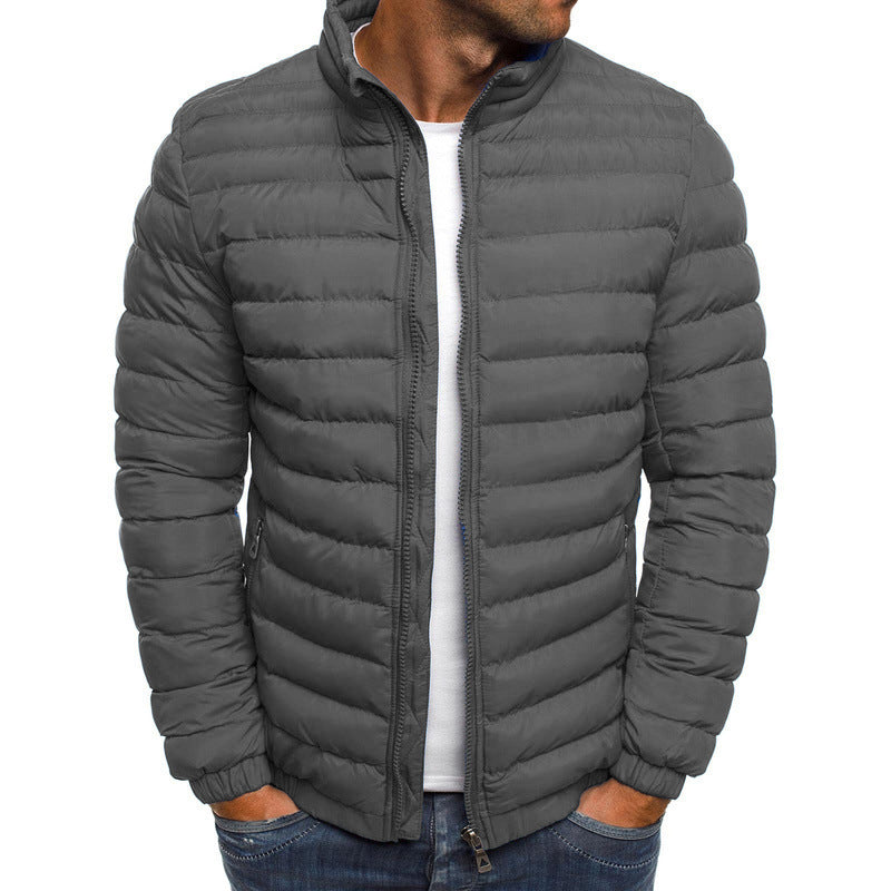 Down Blend Puffer Jacket - Quilted Body And Heat Trap