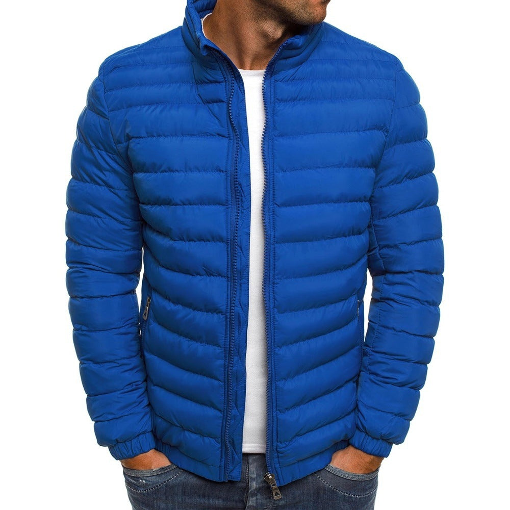 Down Blend Puffer Jacket - Quilted Body And Heat Trap