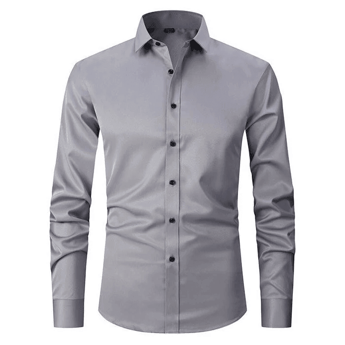 Dress Shirt – Slim Cut & Button Front For Secure Fit