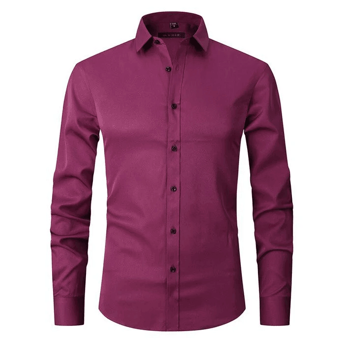 Dress Shirt – Slim Cut & Button Front For Secure Fit