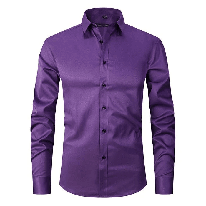 Dress Shirt – Slim Cut & Button Front For Secure Fit