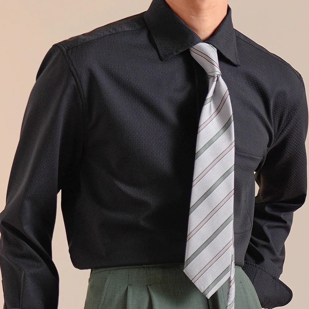 Dress Shirt - Soft-Blend Fabric & Relaxed Fit Layering