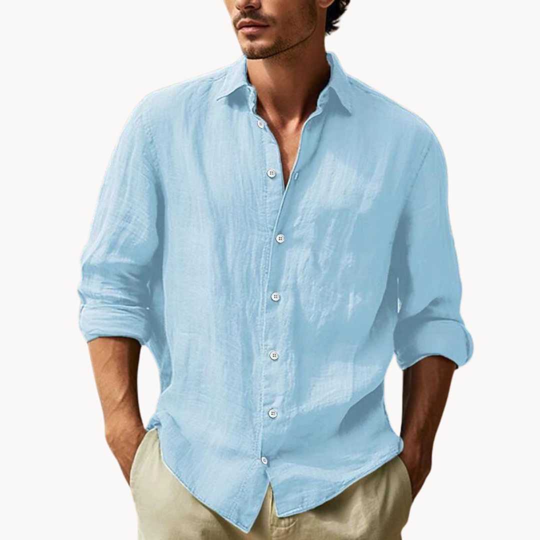 Dress Shirt - Structured Front Panel & Breathable Blend
