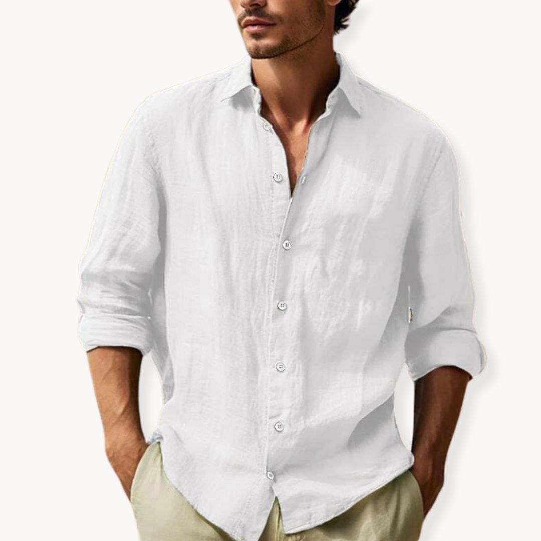 Dress Shirt - Structured Front Panel & Breathable Blend